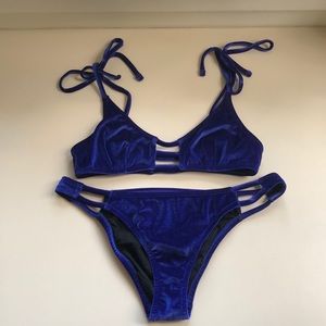 Royal Blue Bikini Set